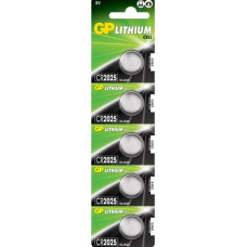 GP Lithium CR2025 5BP Эл.питания