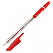 Ручка шарик. Linc CORONA PLUS красн. 0,7 мм прозр. кругл. корп. 3002N/red