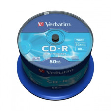 Диск CD-R 700Mb 52x Verbatim Extra Protection DL в пленке 50 шт, арт.43787
