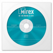 Диск CD-R Mirex STANDARD 700 Мб 48x в бумажном конверте с окном UL120051A8C