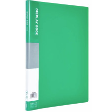 Папка с 20 вкладышами Deli, A4, 750 мкм, зеленая,E38145-GREEN