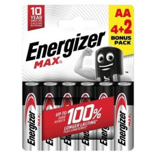 Батарейка ENERGIZER MAX LR6 AA BL4+2