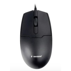 Проводная мышь Gembird MOP-425, 3кн, 1000 DPI, резин.колесо, 1.8м, черный, коробка