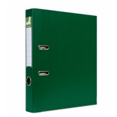 Папка регистратор А4, ПВХ Эко, 75 мм. "Q-Connect" зеленый, KF15992