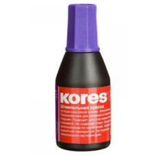 Штемпельная краска фиолетовая 28 мл KORES, арт.3794