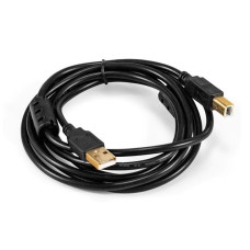 Кабель USB 2.0 ExeGate EX-CCF-USB2-AMBM-3.0 (Am/Bm, 3м, 2 фильтра)