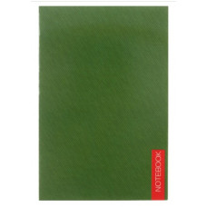 Блокнот ~А6 40л кл.,склейка,обл.мел.карт.,ЗеленыйБСК64032