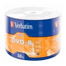 диск DVD-R 4,7 Гб запис. 16х. Verbatim, 43791