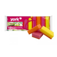 Губка кухонная для мытья посуды York Maxi 100*70*29 мм, 5шт/уп., 030040