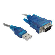 Кабель-адаптер USB 2.0-RS232 ExeGate EX-UAS-1.2 (Am/DB9M, 1,2м, крепеж разъема - винты)