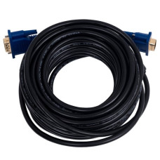 Кабель VGA Pro ExeGate EX-CC-PVGA-15M15M-10.0 (15M/15M, 10м, 2 фильтра, позолоченные контакты, экран
