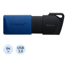 Флеш Диск Kingston 64GB DataTraveler Exodia M DTXM/64GB USB3.0 черный/синий
