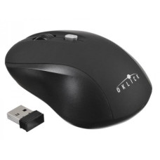 Мышь Оклик 415MW черный оптическая (1600dpi) беспроводная USB для ноутбука (4but) 351684