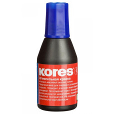 Штемпельная краска синяя 28 мл KORES 71308 (3181), ЧЕХИЯ