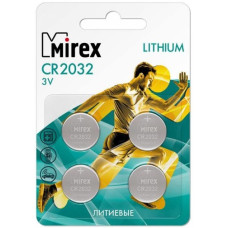Батарейка литиевая Mirex CR2032 3V Батарейка литиевая Mirex CR2032 3V