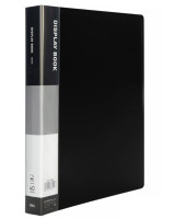 Папка с 40 вкладышами Deli, A4, 750 мкм черная, E38147-BLACK, КИТАЙ