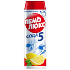 Средство чистящее 480г Пемолюкс "Сода 5. Лимон",порошок арт.80739бел