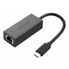 Переходник UGREEN US236-50307, Type-C 3.1 GEN1 (M) to RJ45 (F) (Gigabit), пластиковый, с проводом, B