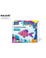 Пластилин 10 цветов/200 г., со стеком, «Классический» ПЛ10-06К
