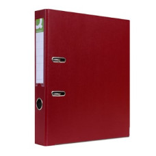 Папка регистратор А4, ПВХ Эко, 50 мм. "Q-Connect" бургунд, KF15990