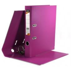 P2PVC-55/Vlt Папка-регистратор INFORMAT 55 мм двухстор.PVC т.-сирен. метал.окант. съемн. мех. карман