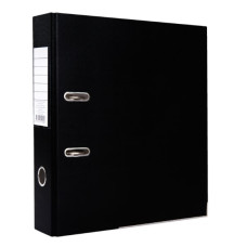 Папка регистратор А4, ПВХ Эко, 75 мм. черный, 1144794