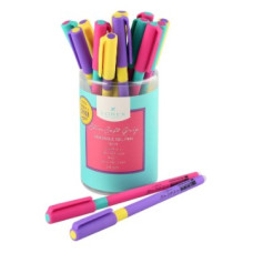 Ручка гелевая стираемая LOREX NEON Slim Soft Grip 0,5 мм синий 1шт ultra-soft touch грип LXEPSSG-NN4