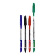 Набор шарик.ручек Linc CORONA PLUS ассорти 4 цв. 0,7 мм 4 шт кругл. корп. 3002N/4