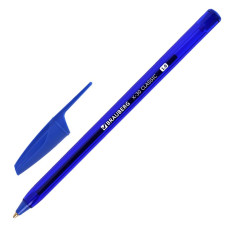 Ручка шариковая BRAUBERG X-30 CLASSIC, СИНЯЯ, пишущий узел 1 мм, линия письма 0,5 мм, 144331
