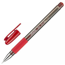 Ручка гелевая неавтоматическая Attache Epic,цвет чернил-красный,игол.стерж. манжета, 389742