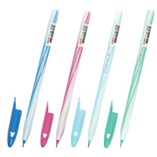 Ручка шариковая STAFF "CANDY PASTEL", синяя, игольчатый узел 0,6 мм, линия 0,3 мм, 144235