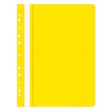 Папка скоросшиватель с перфор. А4 "Office Product" желтый, 21104121-06