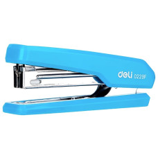 Степлер Deli 15л, №10, голубой, E0229F, арт.E0229F-BLU
