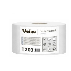 Бумага туалетная Veiro Professional Comfort в средних рулонах 200 м, 2 слоя, Veiro Professional,T203